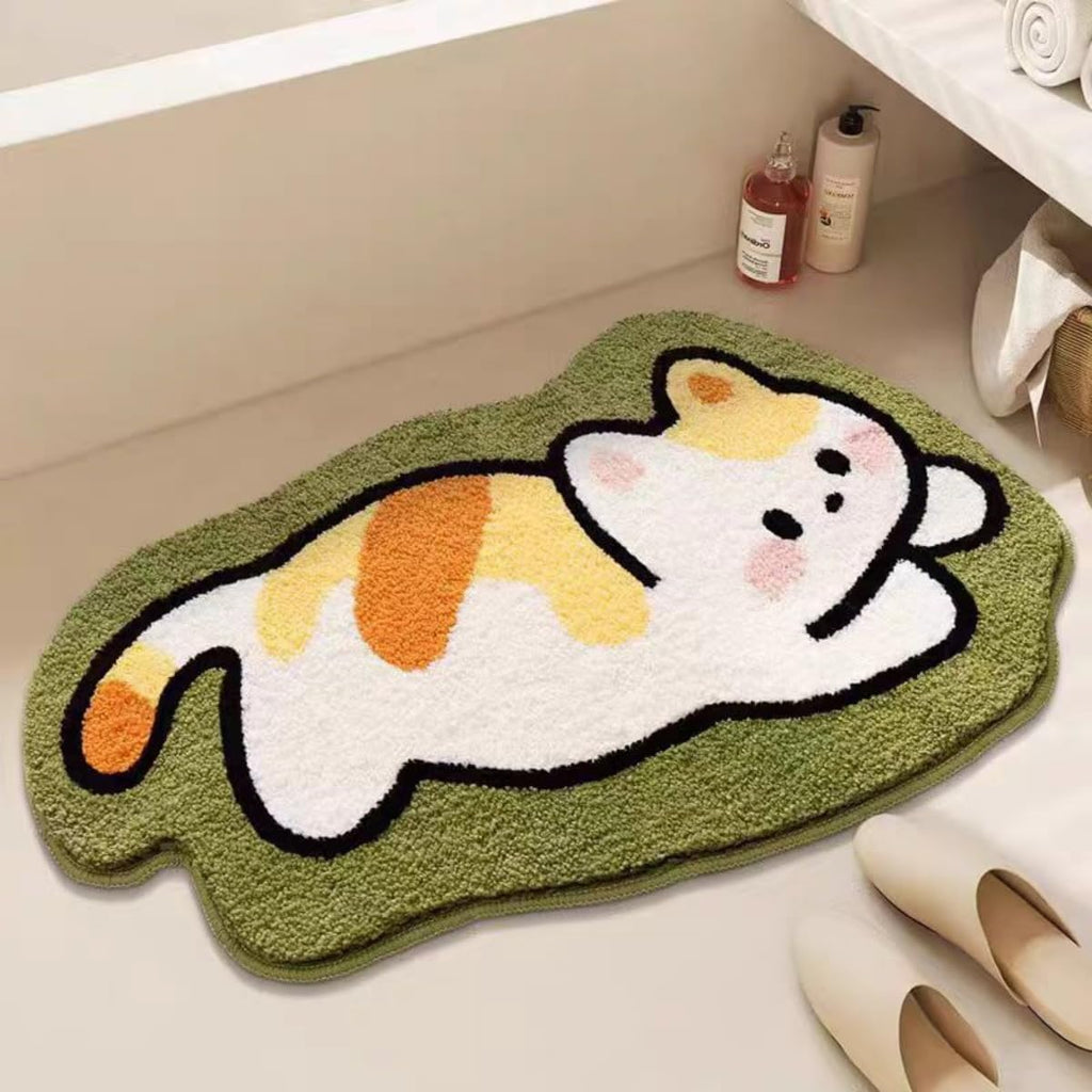 Bathroom Rug Cute Animal Pattern