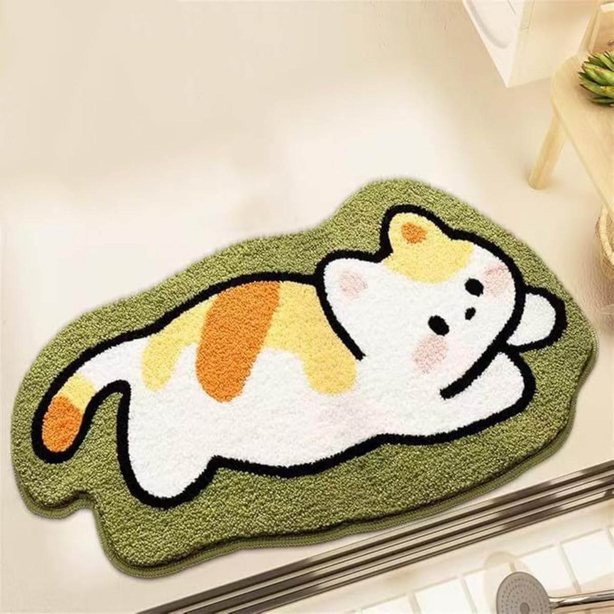Bathroom Rug Cute Animal Pattern