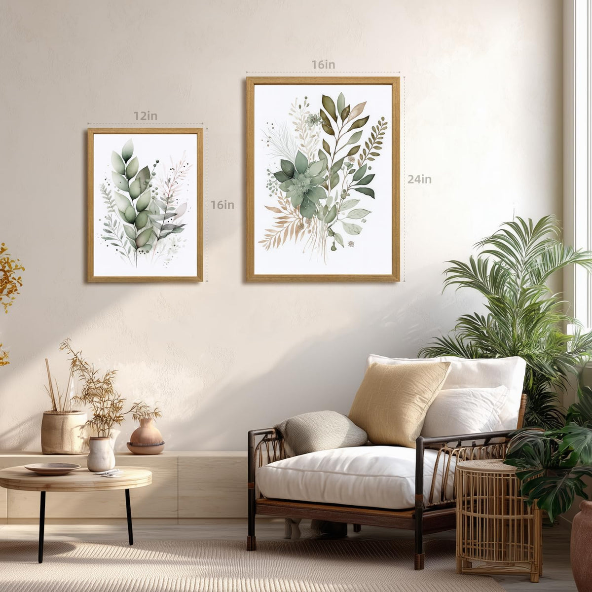Sage Green Botanical Wall Art