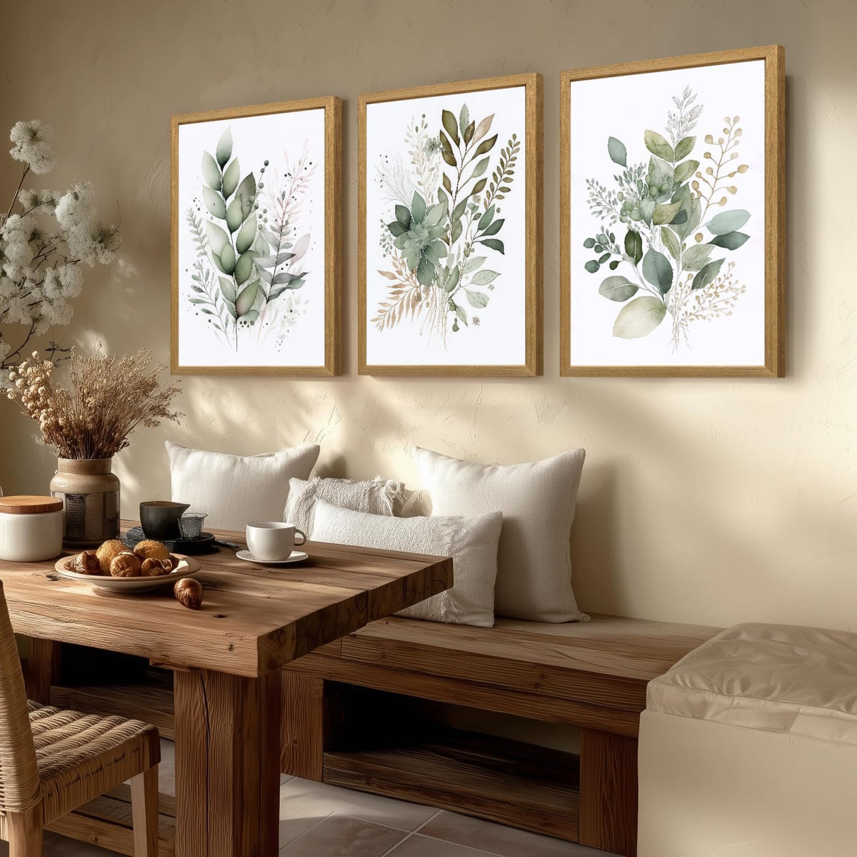Sage Green Botanical Wall Art