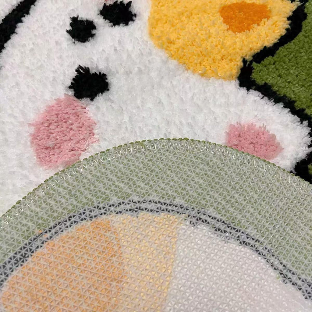 Bathroom Rug Cute Animal Pattern