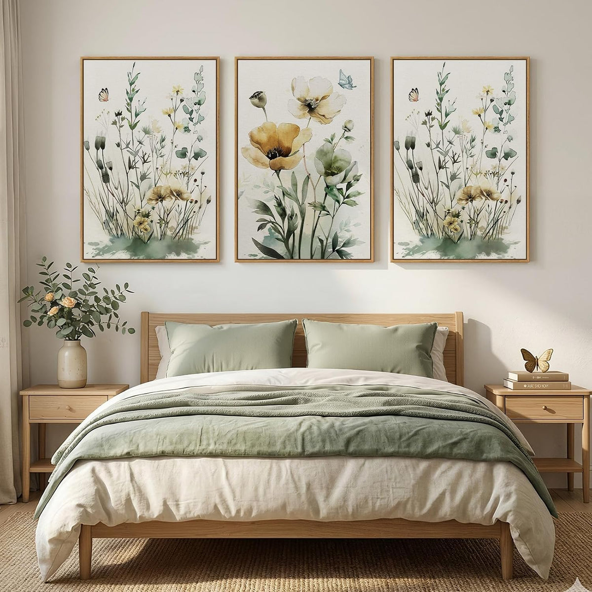 Large Framed Botanical Wall Art