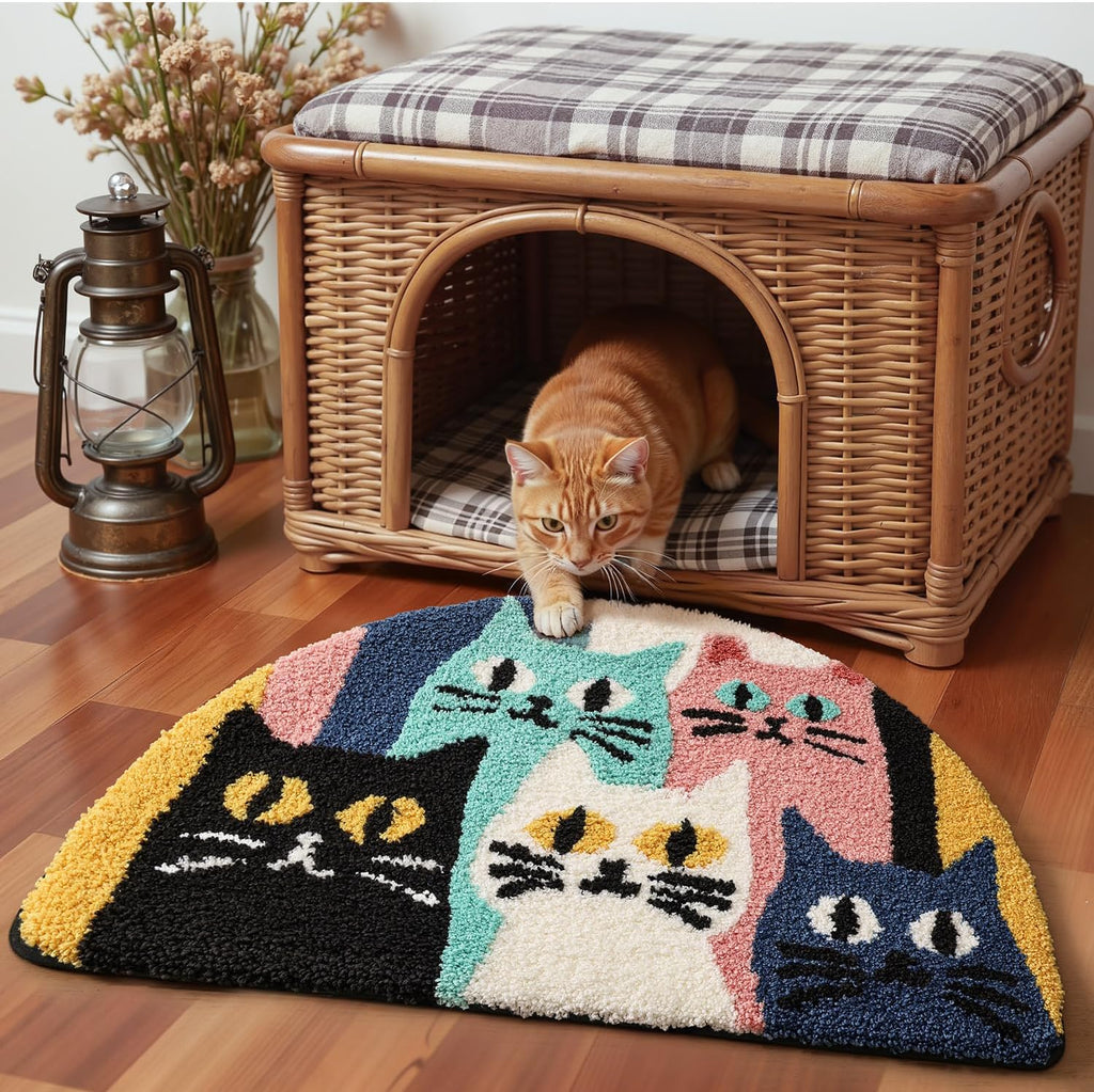 Cute Cat Bathroom Rugs