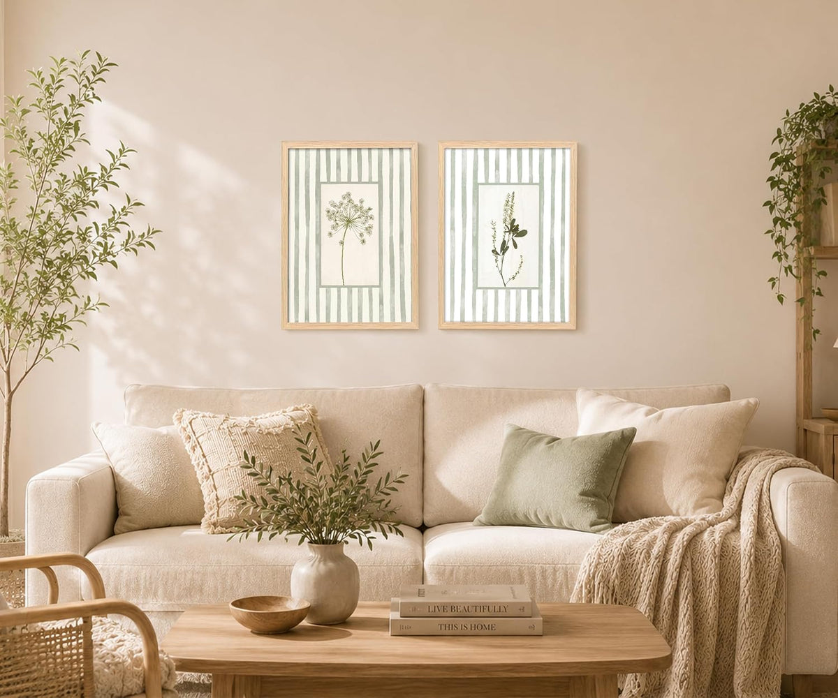 Sage Green Botanical Wall Art