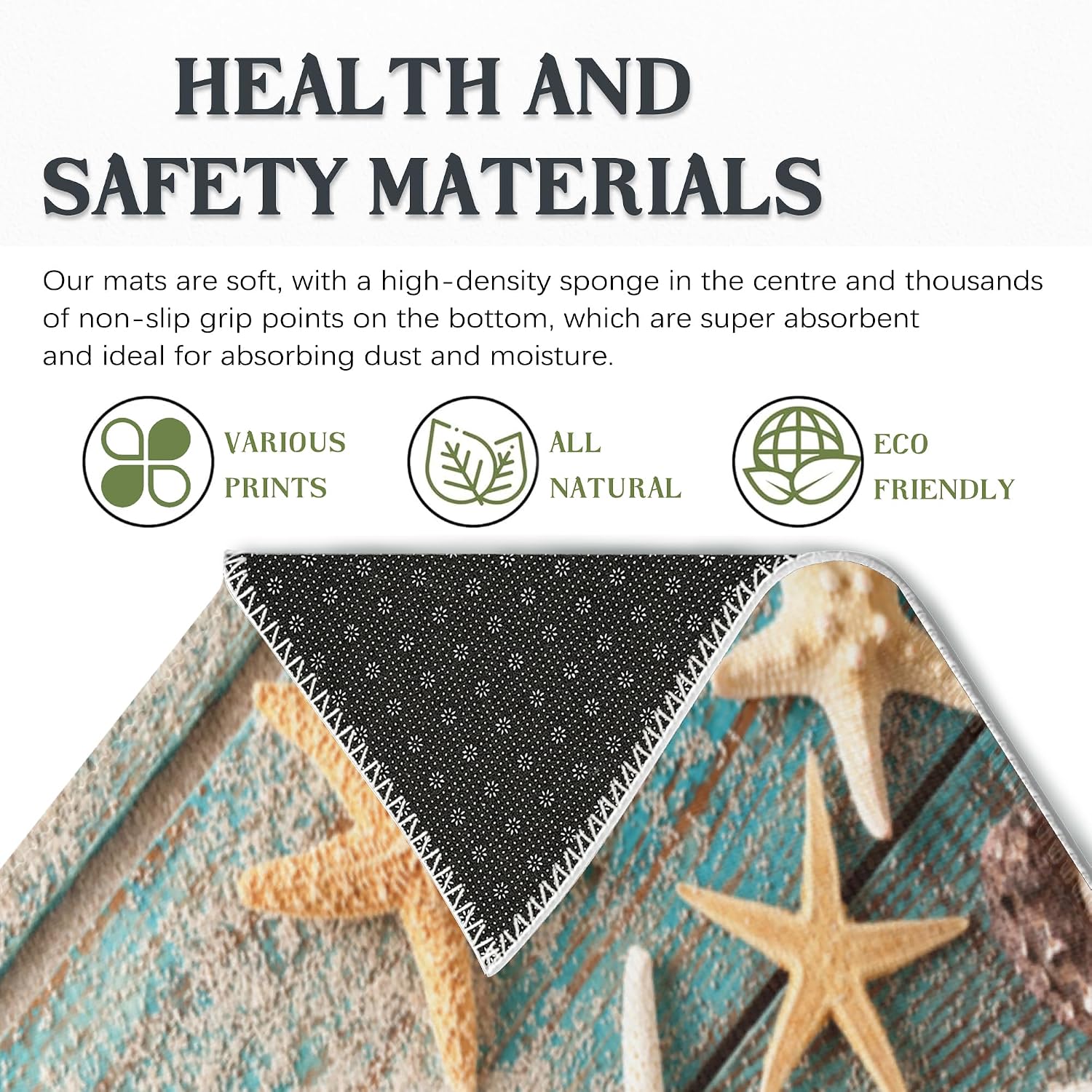 Beach Seashell Starfish Front Doormats