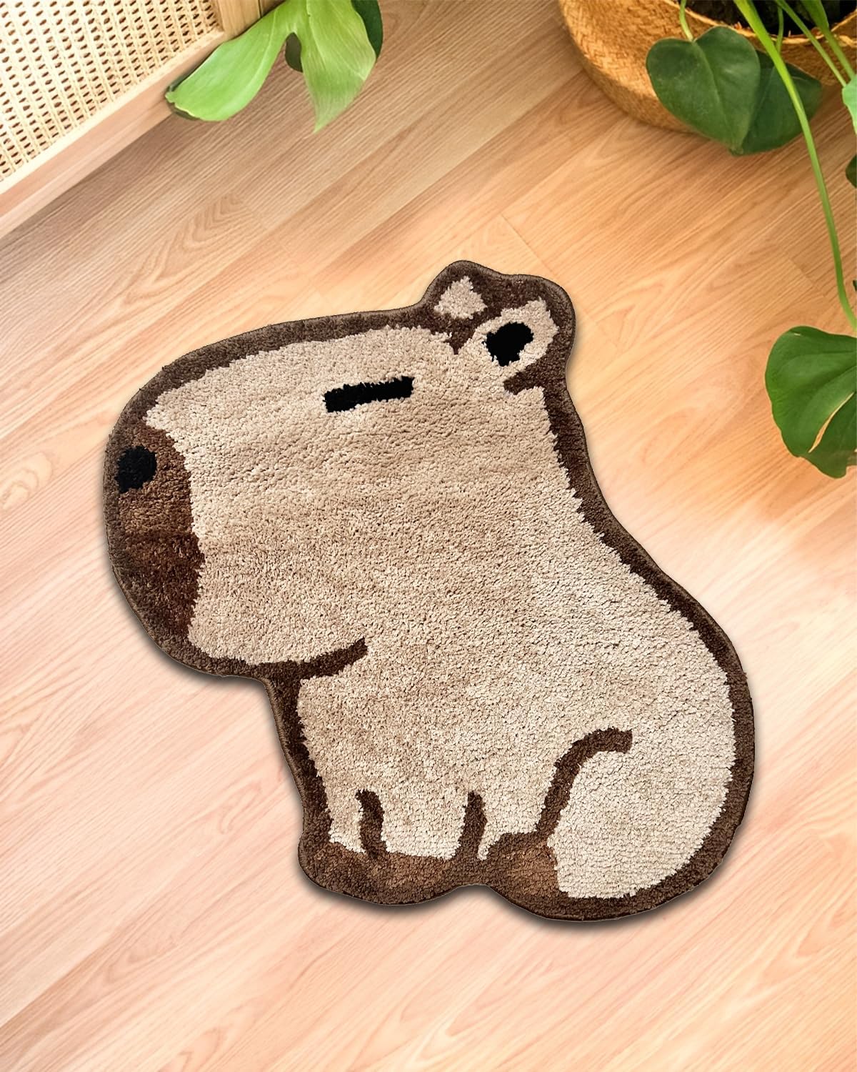 Cute Capybara Bathroom Rug