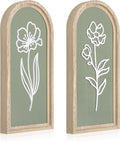 Sage Green 3D Wooden Floral Wall Art