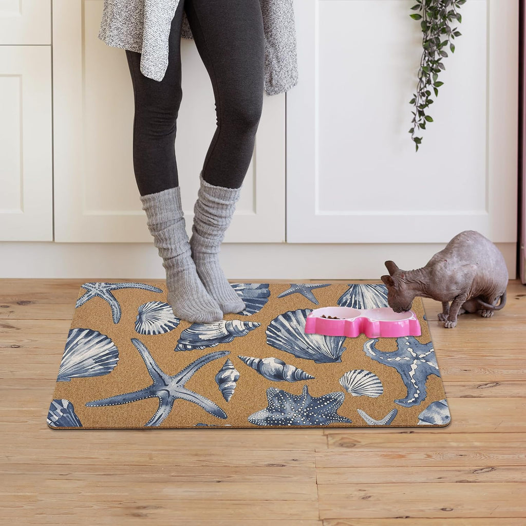 Beach Seashells Door Mat