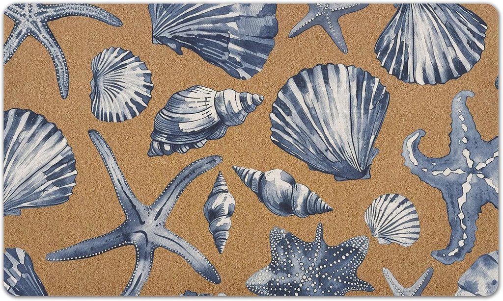 Beach Seashells Door Mat