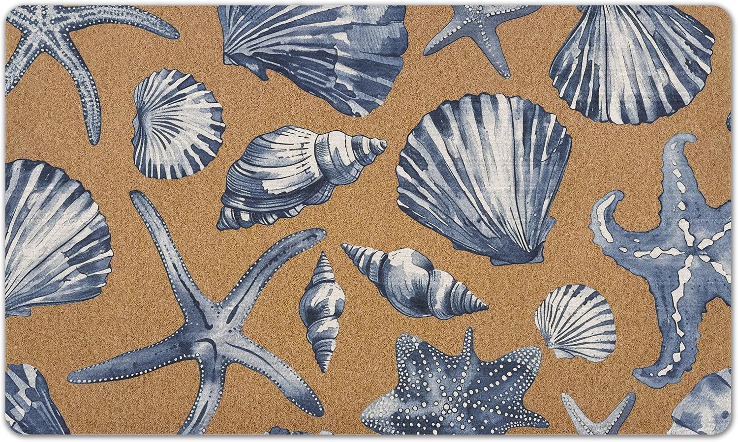Beach Seashells Door Mat
