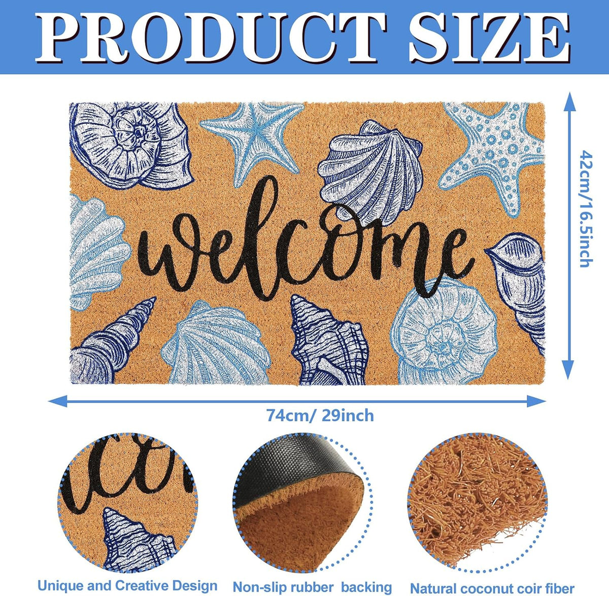 Seashell Beach Doormat