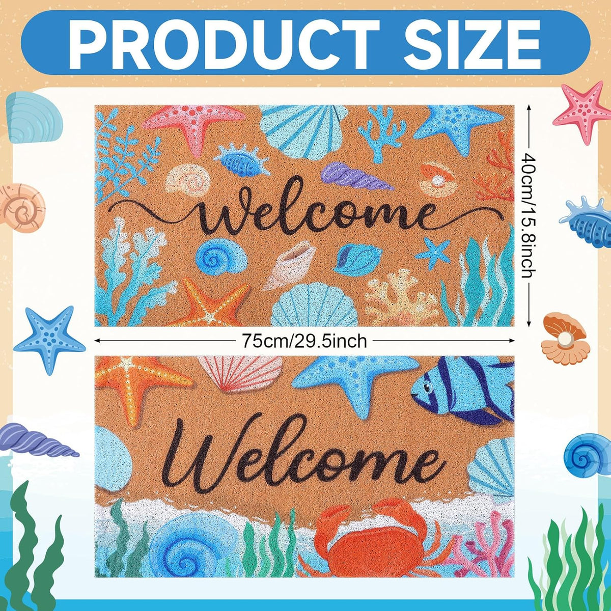 Coastal Beach Doormat