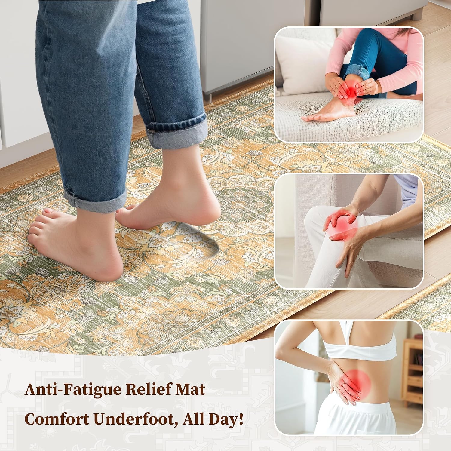 Kitchen Mats 2 Piece Set